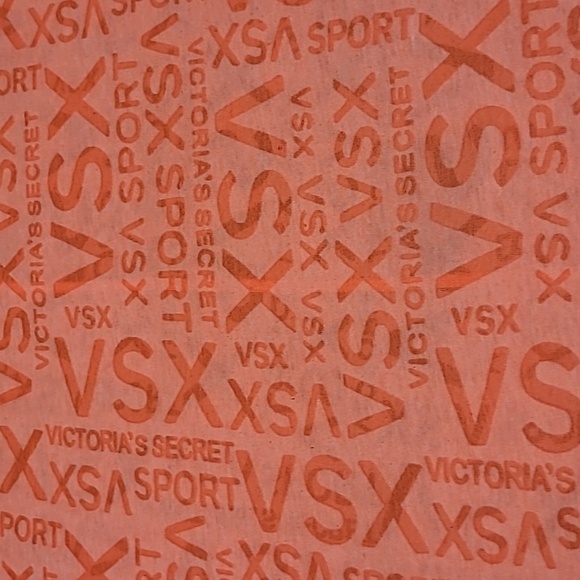 VINTAGE VS VSX SPORT RACERBACK STRAPPY ORANGE LOGO TANK-TOP - Picture 2 of 13